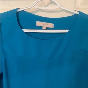 LOFT Blue Blouse